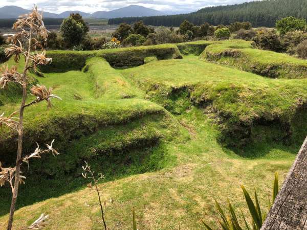 National Park Villages, blog post, Discover the history of Te Pōrere Redoubt, Te Pōrere Redoubt - Te Pōrere Redoubt - upper redoubt