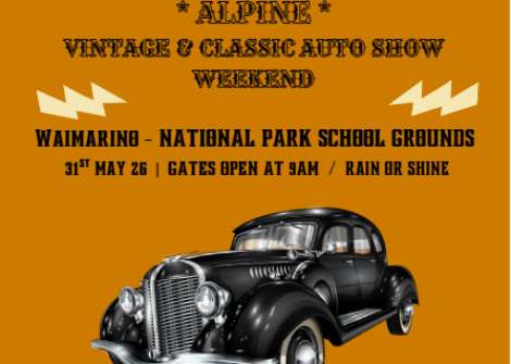 National Park Villages, blog post, Alpine* Vintage & Classic Auto Show, Alpine* Vintage & Classic Auto Show - Alpine* Vintage & Classic Auto Show