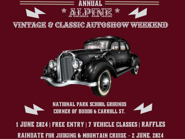 National Park Villages, blog post, Alpine Vintage Car Show, Alpine Vintage Car Show - Alpine Vintage Car show
