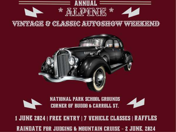 National Park Villages, blog post, Alpine Vintage Car Show, Alpine Vintage Car Show - Alpine Vintage Car show