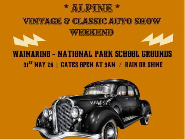 National Park Villages, blog post, Alpine* Vintage & Classic Auto Show, Alpine* Vintage & Classic Auto Show - Alpine* Vintage & Classic Auto Show